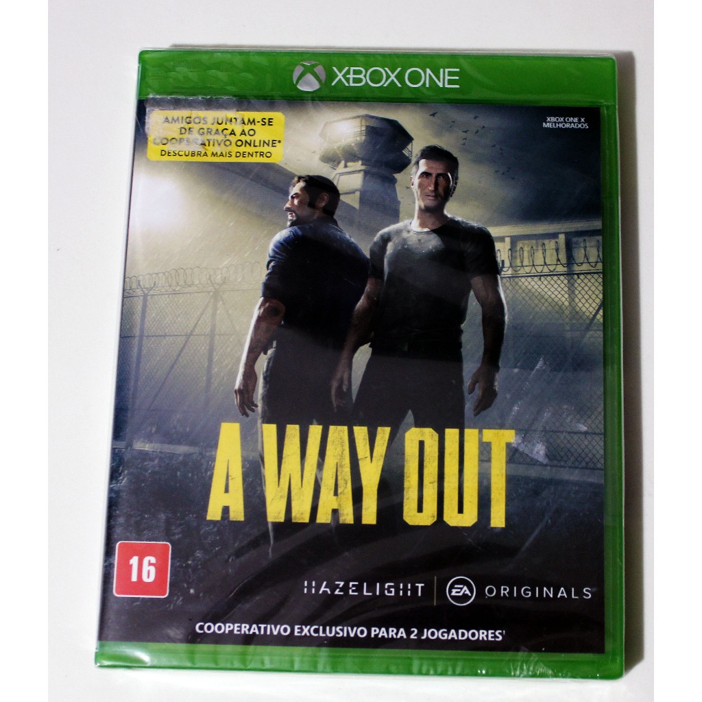 Jogo A Way Out Xbox One Lacrado Física Portugues 2 Players