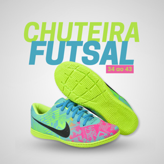 Chuteira Masculina e Feminina Futsal Salão Quadra Tênis PROMOÇÃO