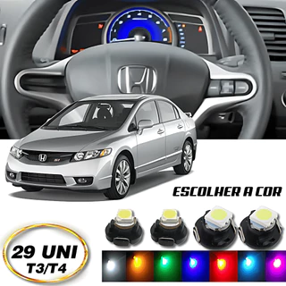Kit Lâmpadas Led Painel New Civic 29 Peças