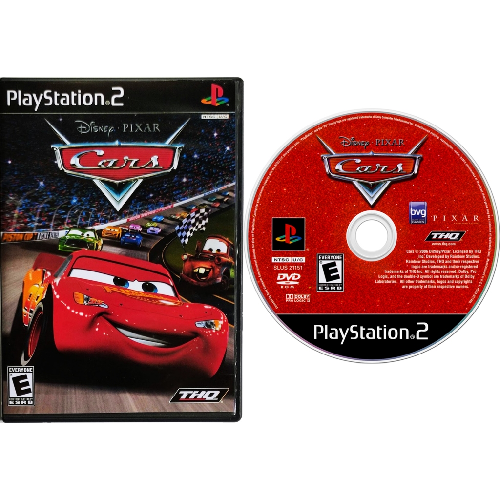 Disney Pixar Cars Sony PlayStation 2 PS2 Complete