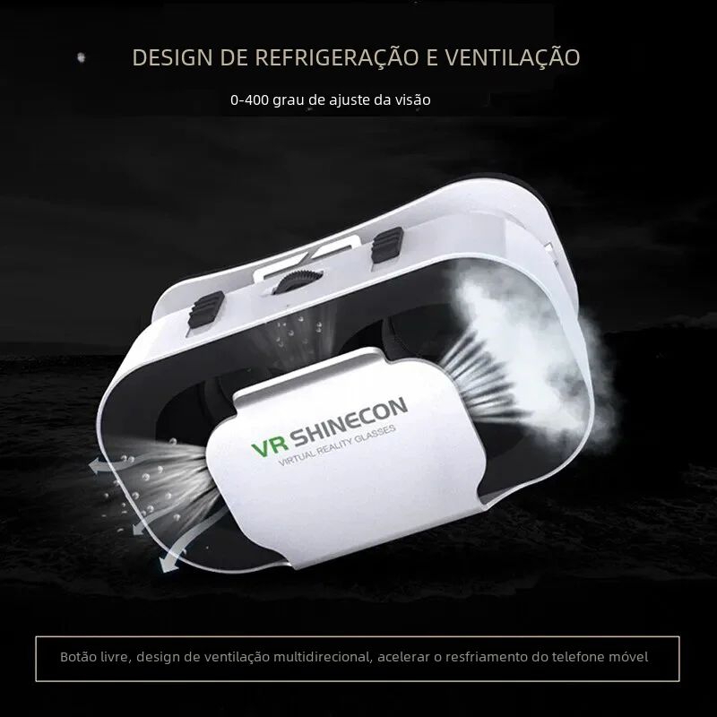VR SHINECON Óculos VR Realidade Virtual Headset SHINECON-3D