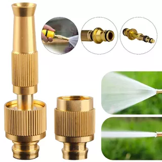 Pistola Spray De Água De Alta Pressão Com Ponta De Cobre Mangueira Bocal De Bronze