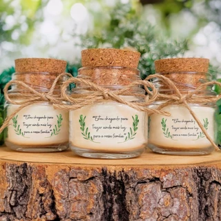 kit 15 Velas artesanal perfumada para lembrancinha