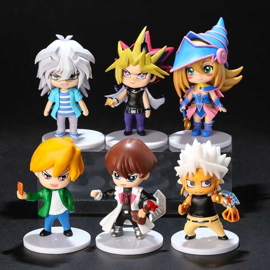 Action figures Yu gi Oh! Duelo de monstros anime jogo de cartas Yugi Muto Ryo Bakura