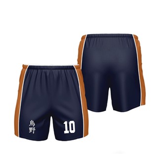 Camiseta + Short Haikyuu - Uniforme Karasuno (Número Personalizável) KIT2