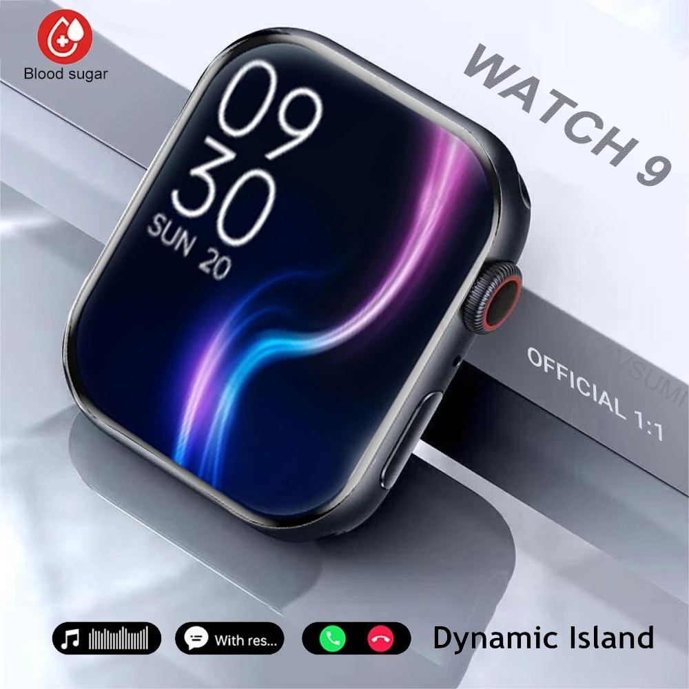 2023 Novo Relógio Original 9 Smart Watch 9 pro Men Bluetooth Chamada De Temperatura Corporal NFC AMOLED Fitness Apple 8 Series Smartwatch Para Android