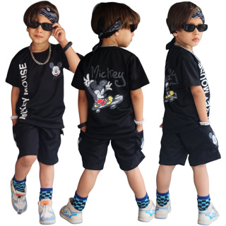 Conjunto Dry Fit Masculino Infantil Camisa + Bermuda Juvenil