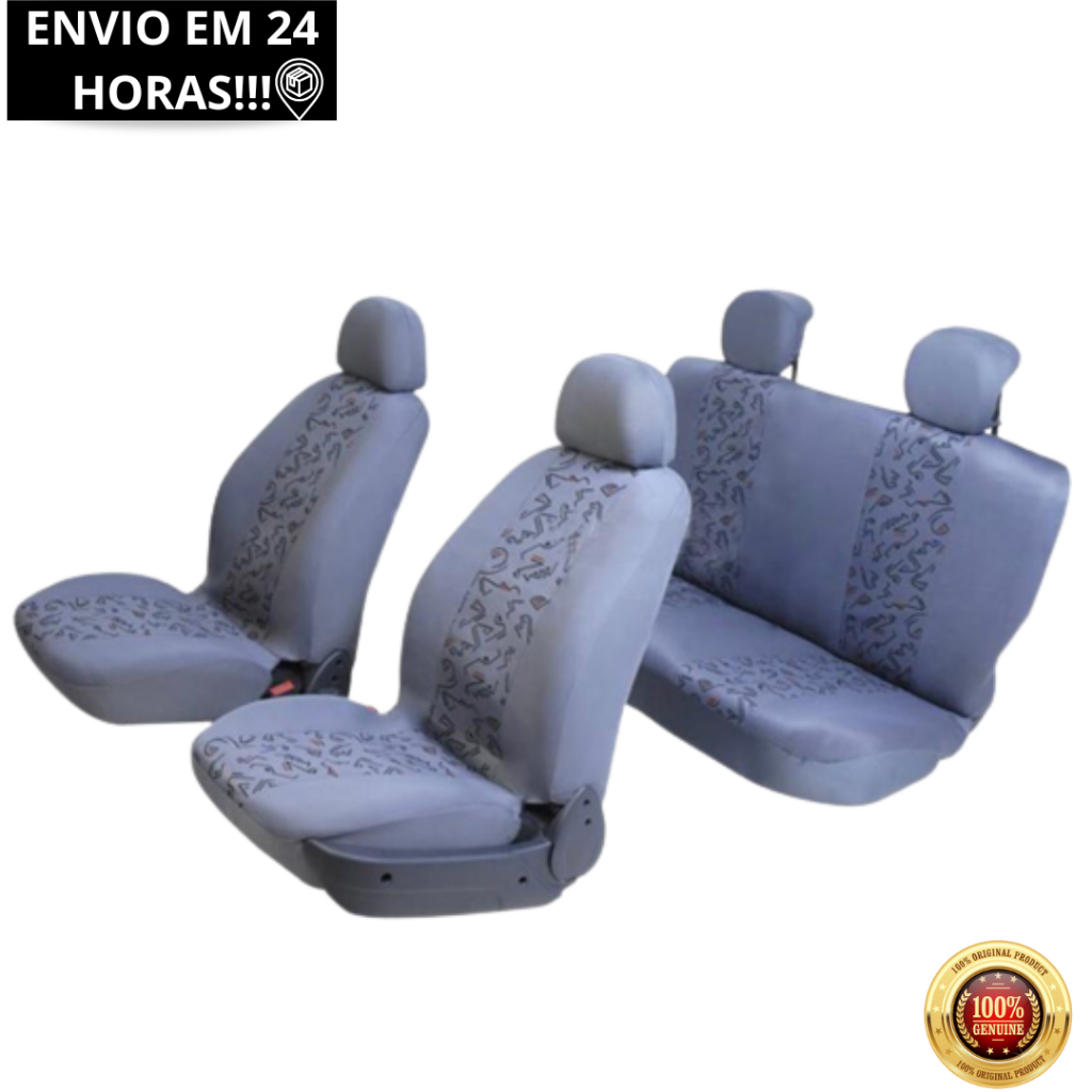 Capa Para Bancos Automotivos Carros Tecido Original Para Fiat Uno Palio Siena Shopee Brasil