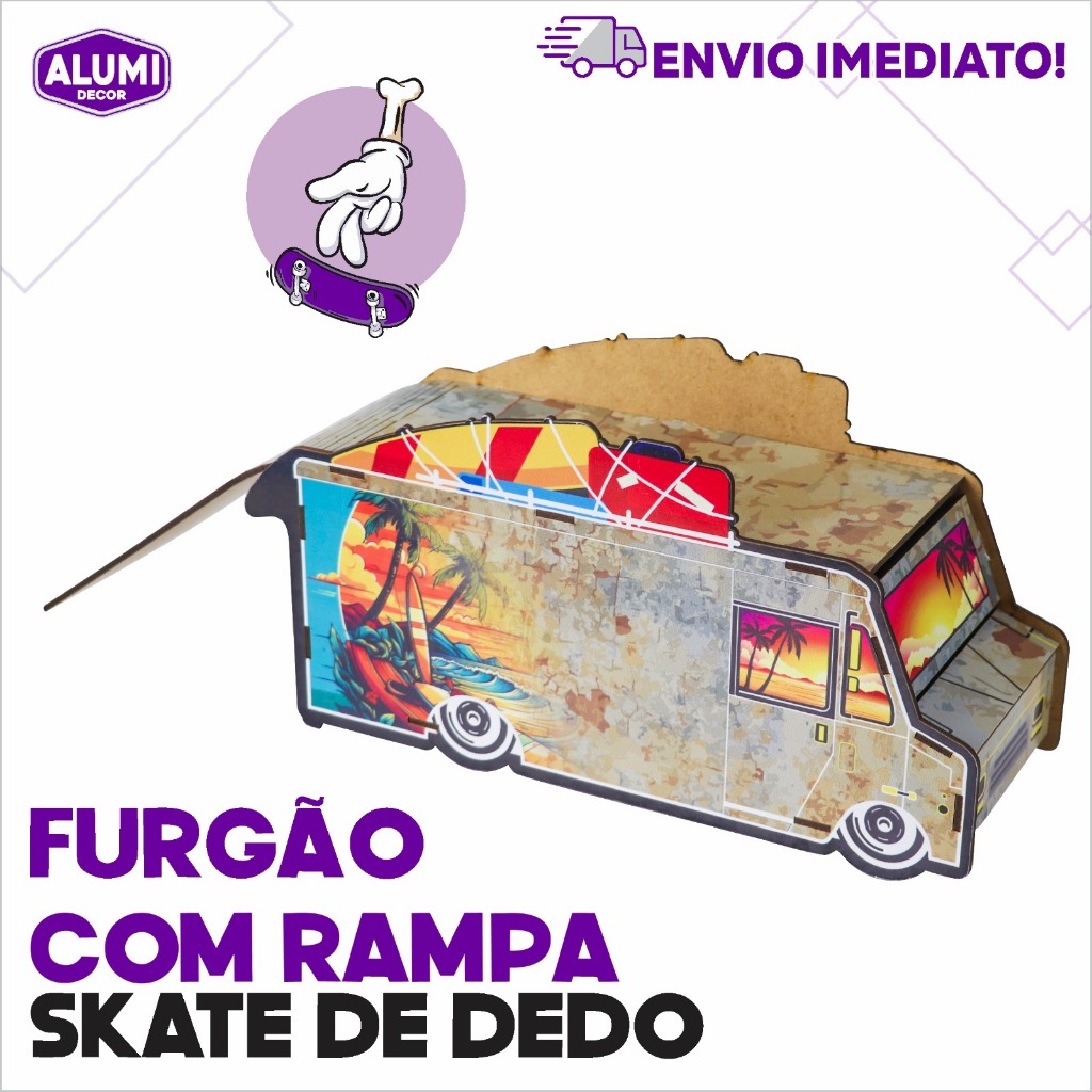 Skate De Dedo Com Rampa Quarter Pipe Extremo E Radical 50918 Toyng