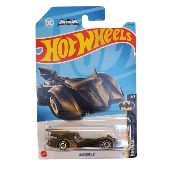 Hot Wheels 2023 Batman Batmobile The Brave The Bold Dourado