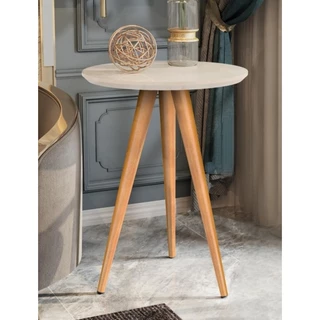 Mesa de Apoio Classic - Redonda com Pés Palito Decoração