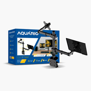 Suporte Articulado para Monitor de 14 a 32" com Base para Notebook SIM-5000