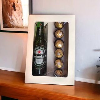 Embalagem Caixas para Long Neck/Vinhos/Cervejas/Bebidas 10 uni Natal Dias dos Pais