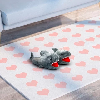 Pantufa Tubarão Baby Shark Beagle Cachorro 36-41 Térmica Antiderrapante Macia Forrada Feminina Masculina Infantil Unissex Presente Estampada 3D