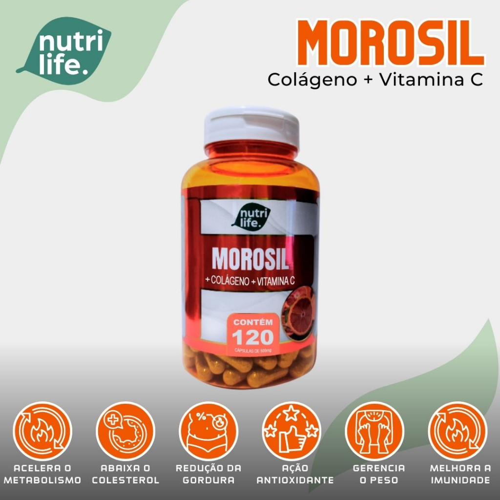 KIT MOROSIL COLAGENO VERISOL - (60 CAPS) - BIONUTRI + DESODALINA