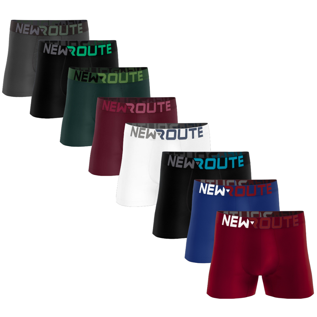 Kit 5 Cuecas Boxer Adulto Cueca Box Masculino Microfibra ou Algodao ...