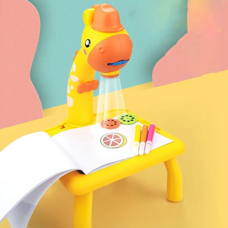 Mesa Projetor Lousa Mágica Desenho Infantil Educacional e Divertida Envio Rapido