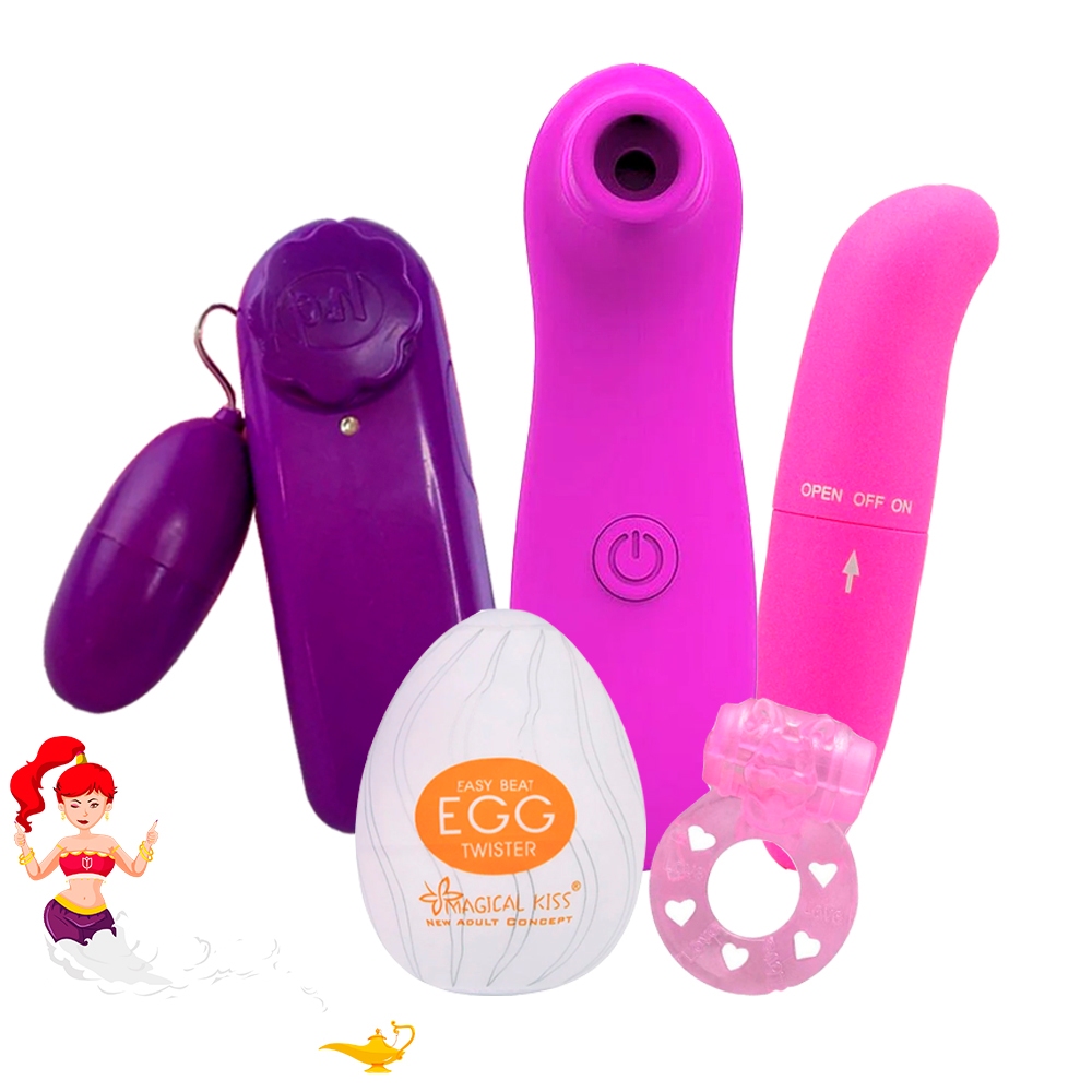 Kit Estimulador Pulsador De Clitóris Vibrador Ponto G Egg Ovo Masturbador Masculino Cápsula 9686