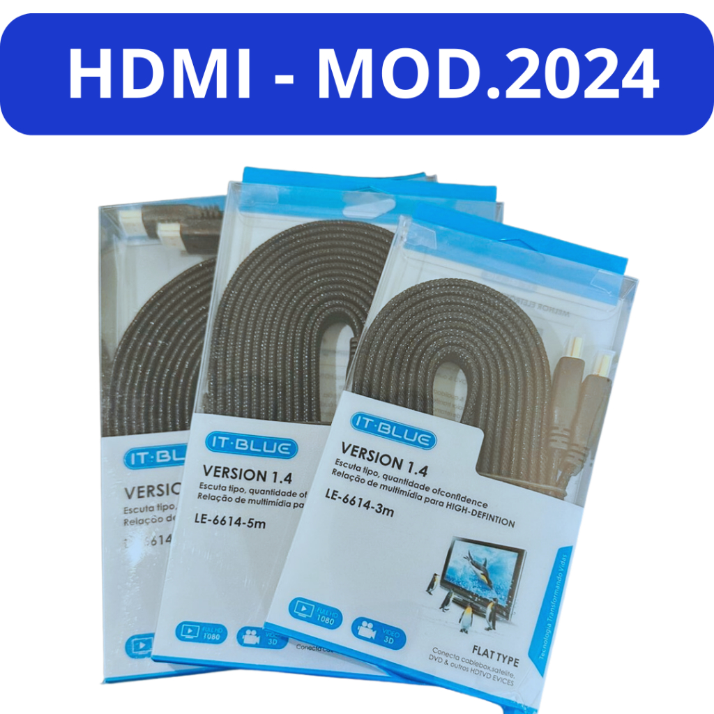 CABO HDMI 3 METROS 5 METROS 10 METROS PREMIUM FULL HD