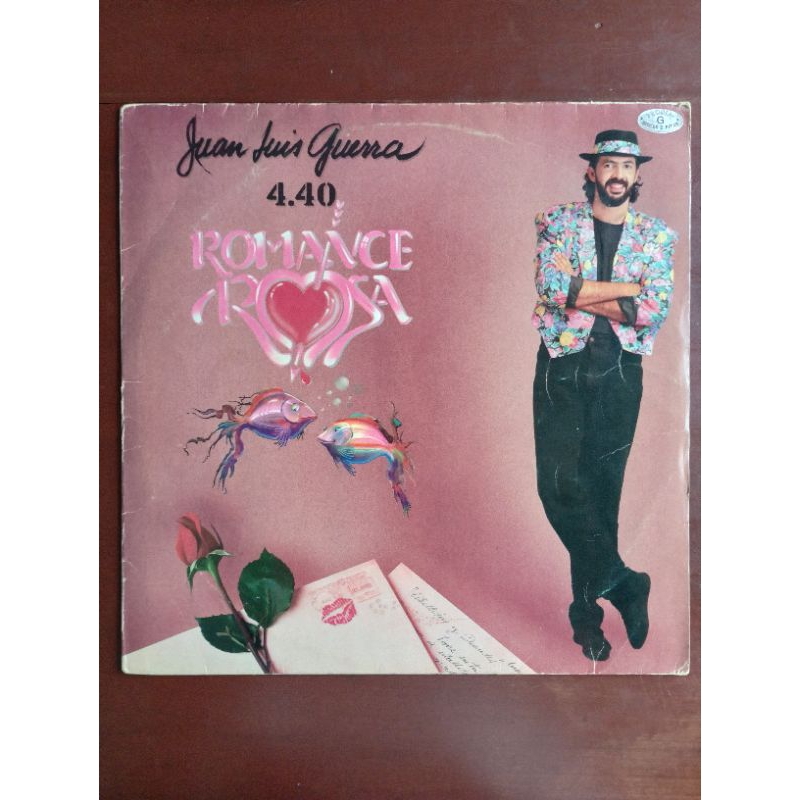 LP Juan Luis Guerra Romance Rosa 1992 Com Encarte | Shopee Brasil