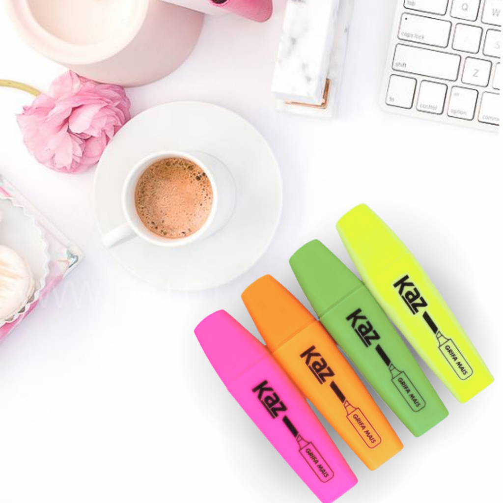 Kit Marca - texto Grifa mais Neon - Kit pacote 4 com unidades - KAZ ...