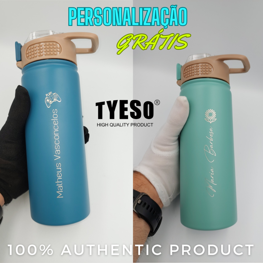 Garrafa Térmica Tyeso TS9 Personalizada Personalizavel