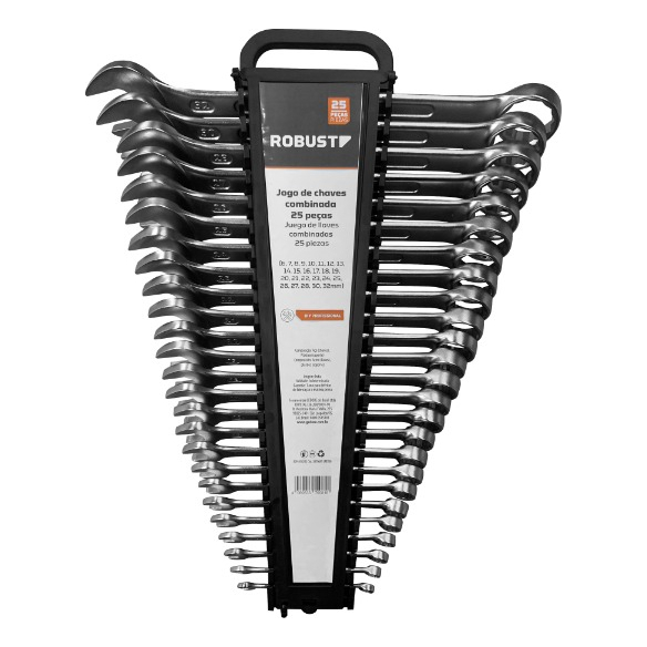Chaves Combinadas 25 Peças Profissional 6-32mm Robust