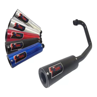 Escapamento Esportivo Completo Sfx 4zero5 Para CG Titan 125 97