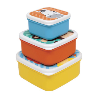 Potes Infantis Para Lanche 3 unidades