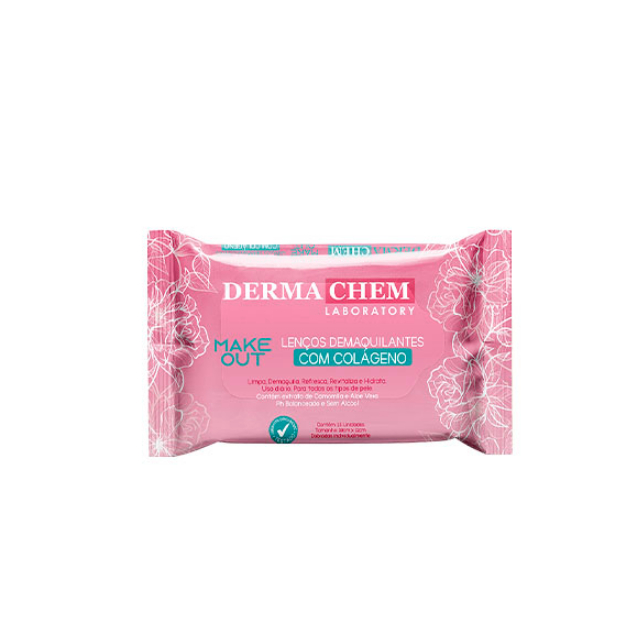 Lenço Demaquilante Make Out com Colágeno - DermaChem