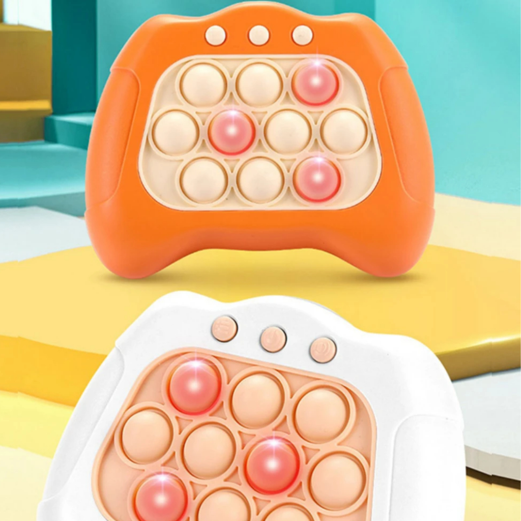Brinqueto Pop It Eletrônico Mini Game Luzes Jogo Educativo Raciocínio e  Agilidade (Urso)