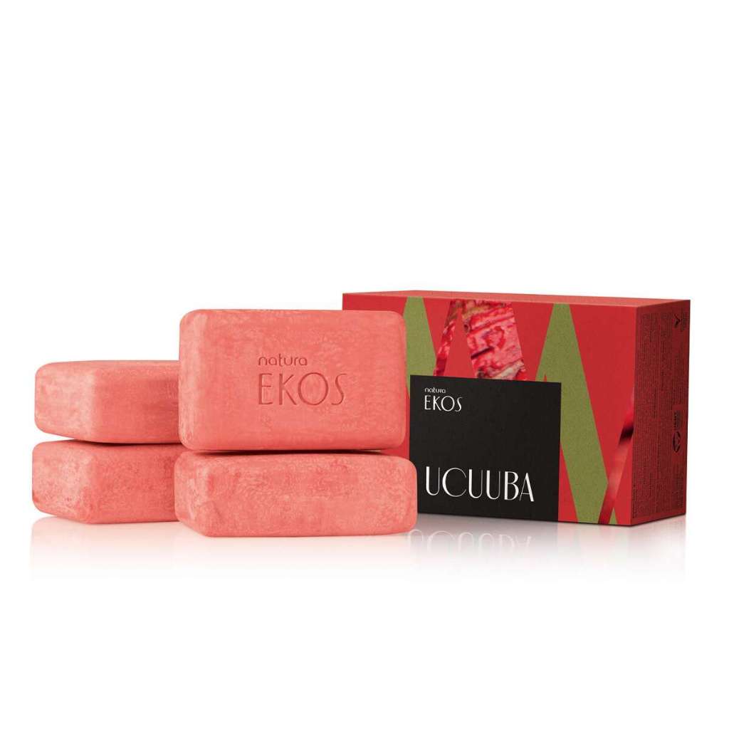 Sabonete em Barra Puro Vegetal Cremoso Ekos Ucuuba - 4 un. de 100 g