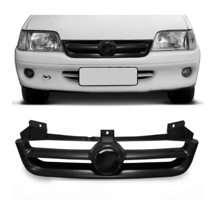Grade Dianteira Kadett 95 A 98 Preta Espaço p/ Emblema Top de Linha