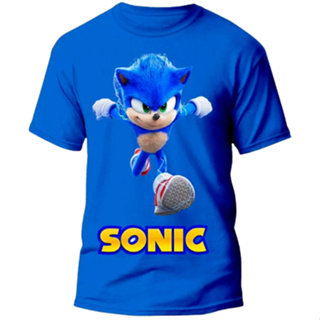 Sonic 3D Shorts infantis, tops de verão, calções de bebê, shorts