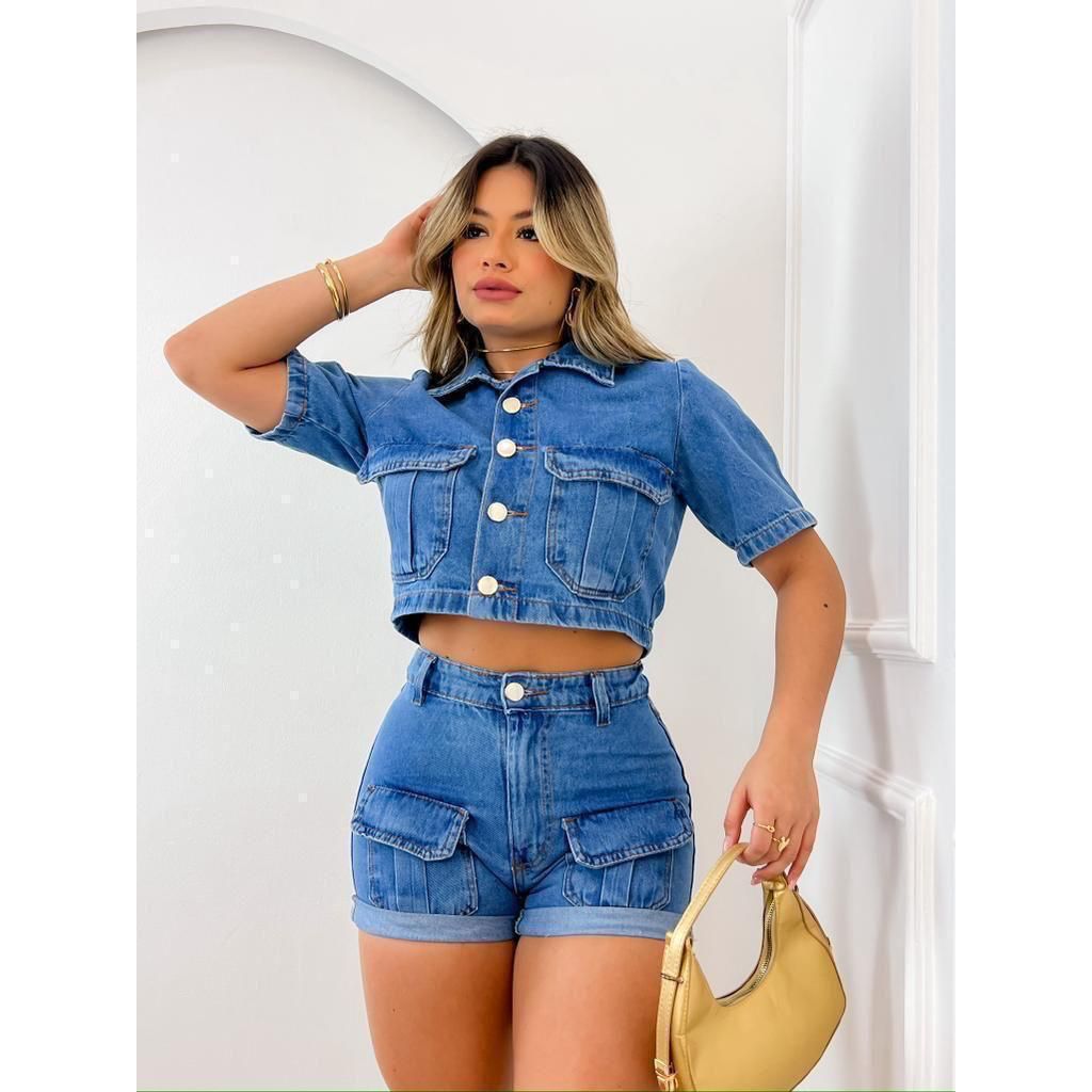 Jeans Feminino Colete Jeans Com Manga De Moletom Colete Jeans