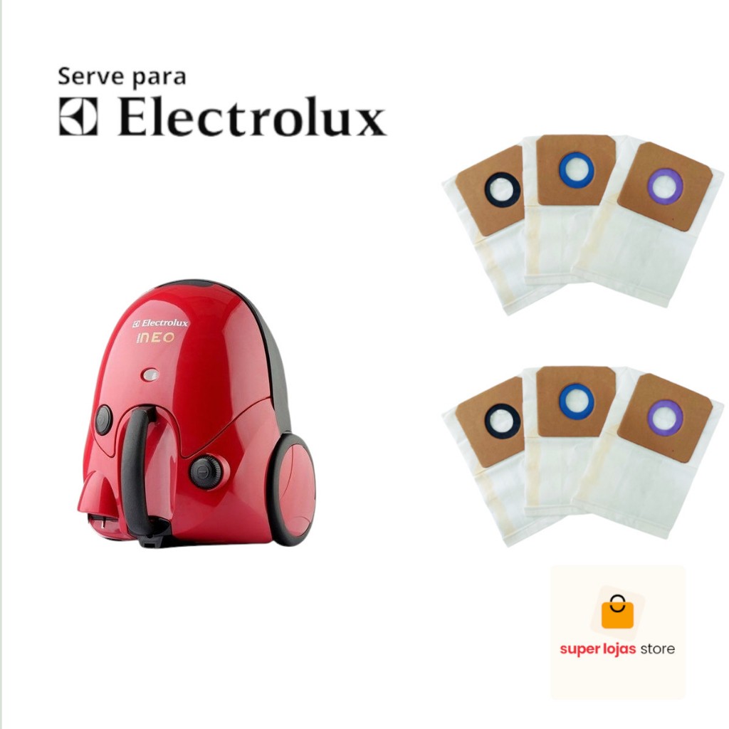Saco Para Aspirador de Pó Electrolux Neo Com 6 Un
