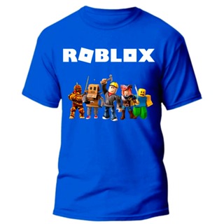 3-13 Anos De Idade ROBLOX Boys T-Shirt Virtual World Printing Cartoon Party  Jogo De Desenho Animado Camisa De Manga Curta Para Crianças, t-shirt roblox  boy brasil 