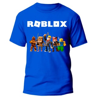 Camiseta Infantil Roblox - Camisa Infantil Desenho 100% Algodão