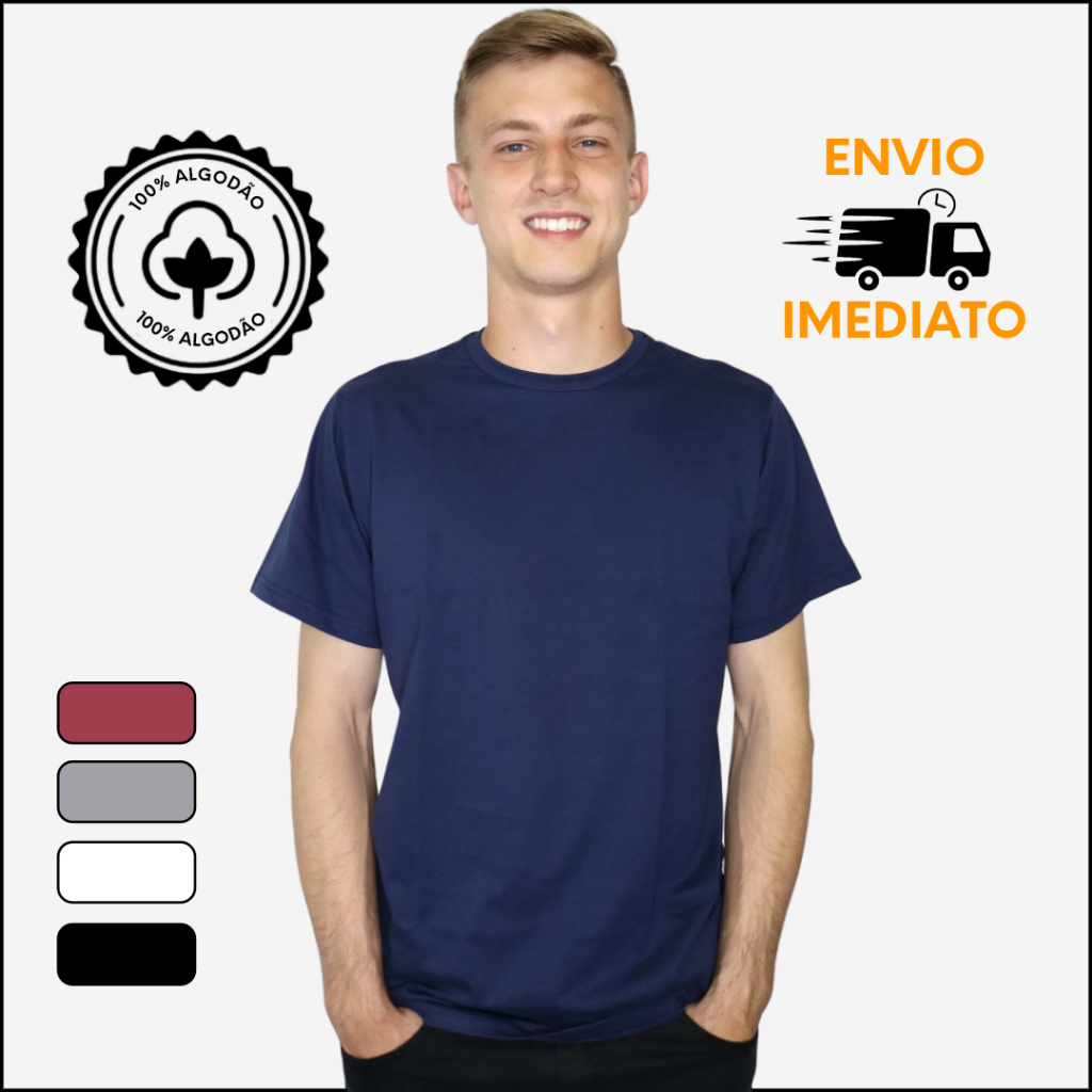 Camiseta Regata Machão Azul Opala Algodão Leve-Di Nuevo