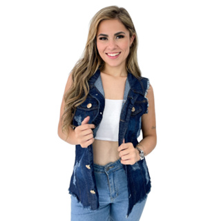 Max Colete Feminino Jeans