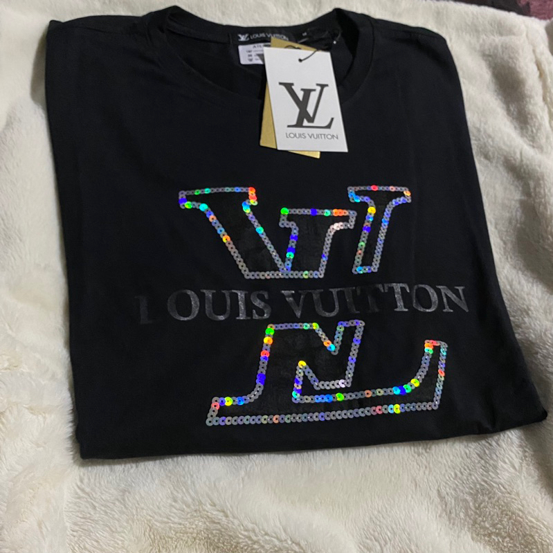Camiseta Masculina Louis Vuitton importada estampa em gel 30.1 penteado