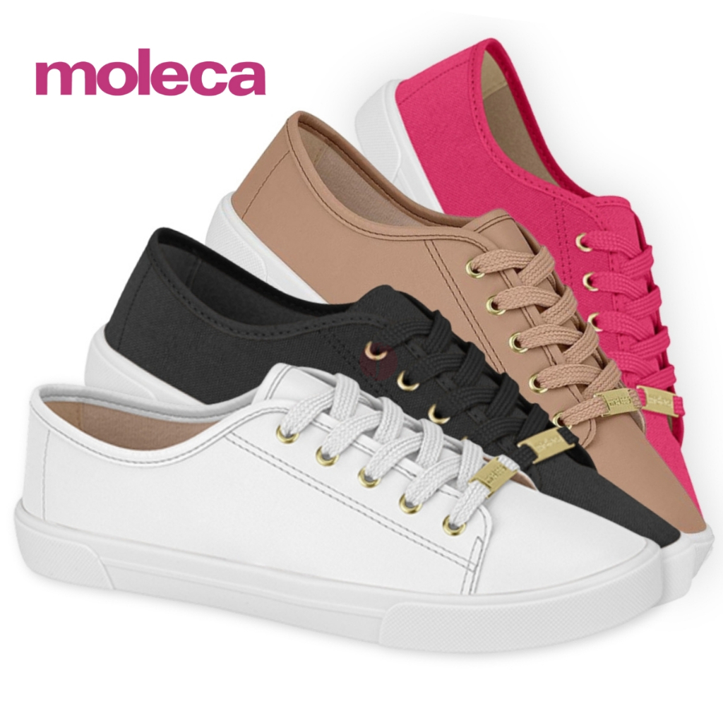 Tenis Moleca Original Feminino Casual Slip On Sapatenis Conforto Casual ...