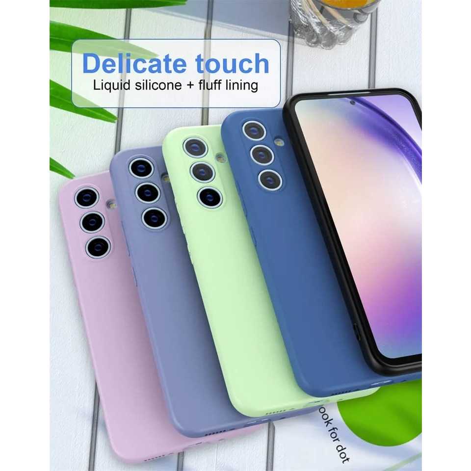 Capinha Capa Samsung A14/A34/A54 silicone case Aveludada