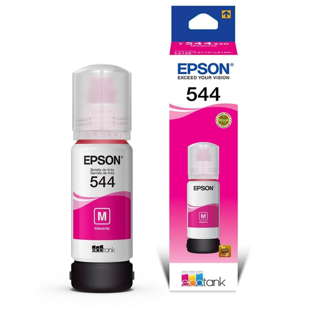 Tinta Para Uso Em Epson T544 Magenta Rosa L3250 L3210 L3110 L3210 Shopee Brasil 4755