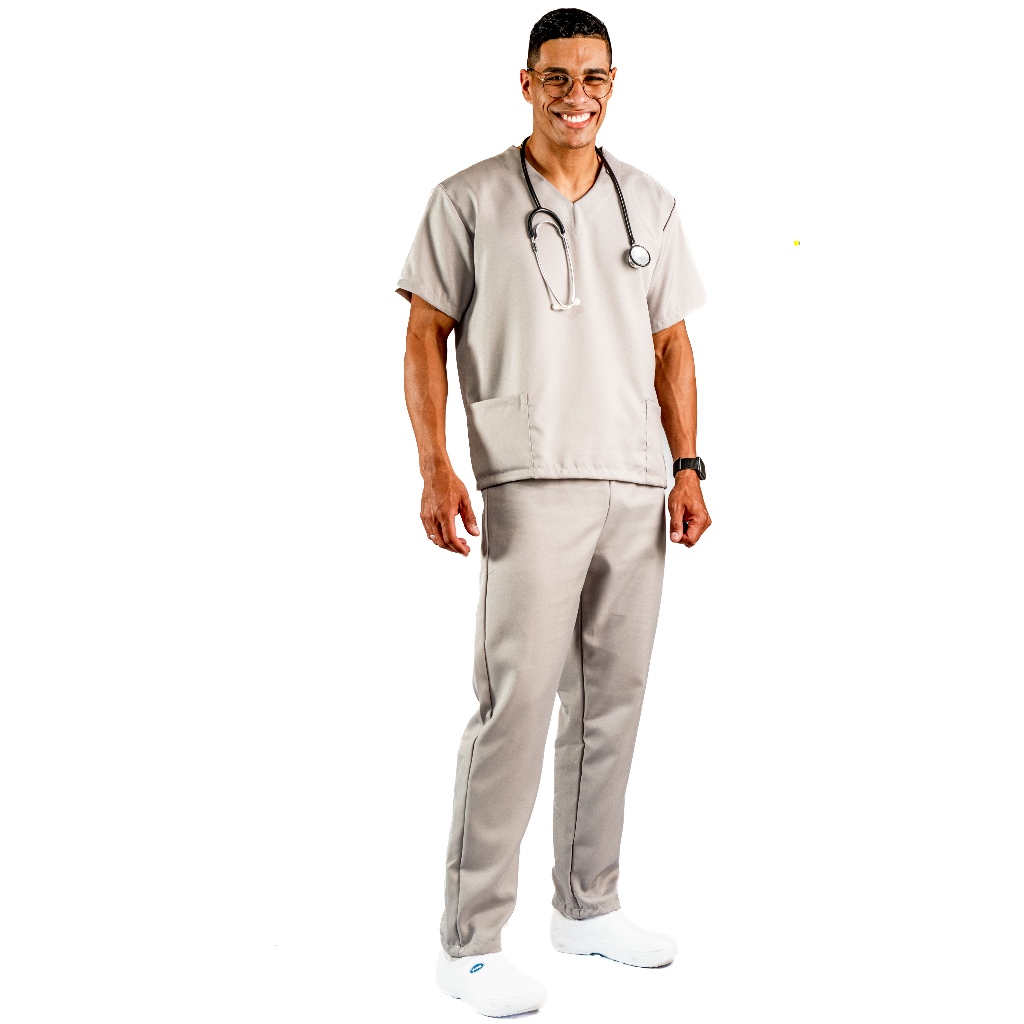 Conjunto Pijama Cirúrgico Scrub Masculino Original Rose Carcelin! Ideal para médicos, enfermeiros!