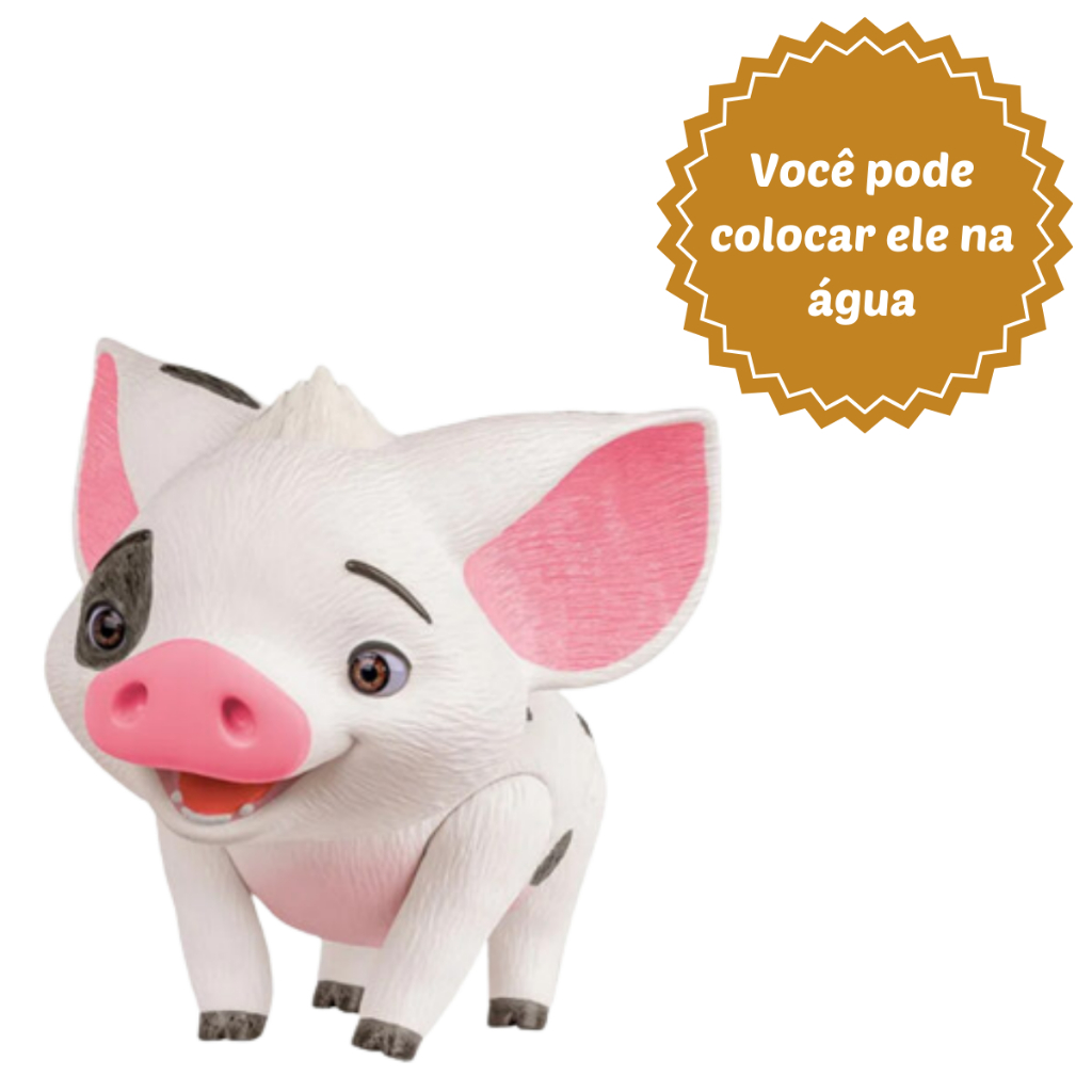 Porquinho PUA MOANA Fofinho 20 cm Porco De Estimação Brinquedos COTIPLÁS em  Vinil | Shopee Brasil