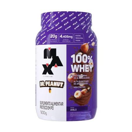 100% Whey Dr. Peanut Sabores – Pote De 900g Max Titanium