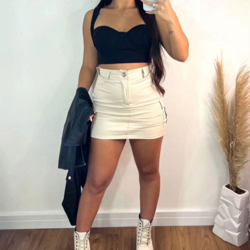 SAIA CARGO Jeans femenino com lycra cintura alta com elastano