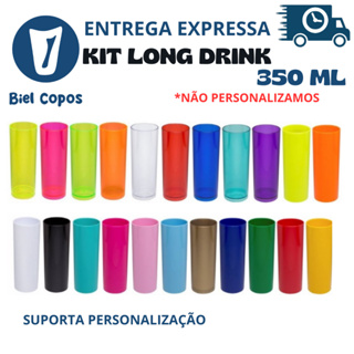 Jogo Copos Long Drink Água Suco 255ml Kit 12 Peças
