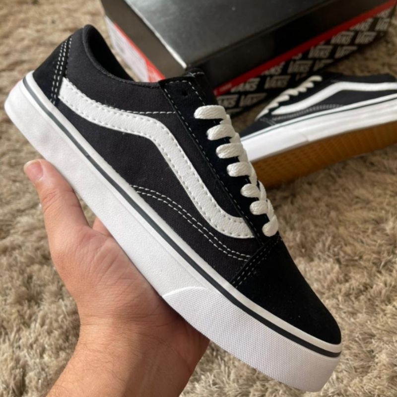 Tenis Vans old skool casual confortável modinha feminino e masculino